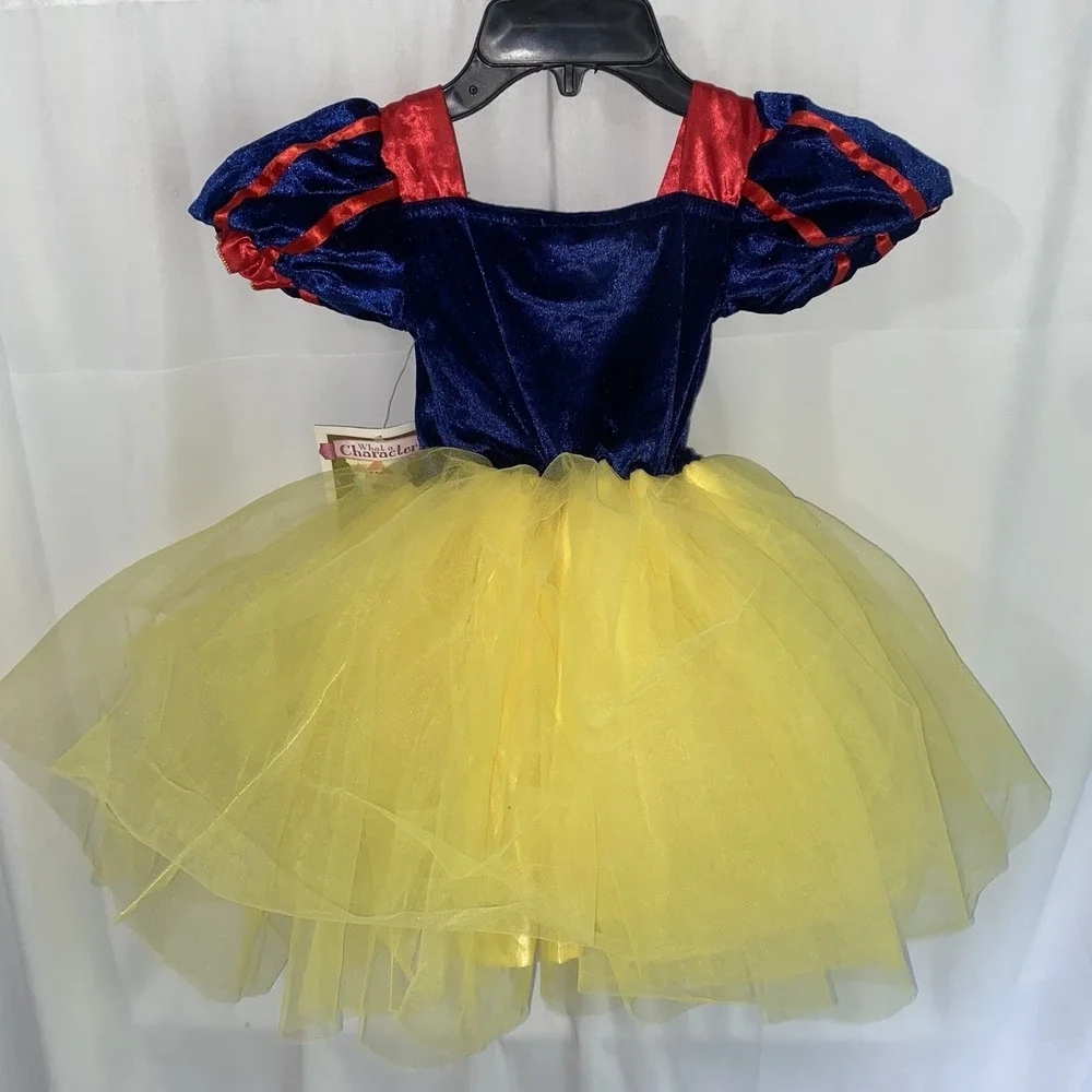 NWT What A Character Little Girls Snow White Costume Sz 4‎
